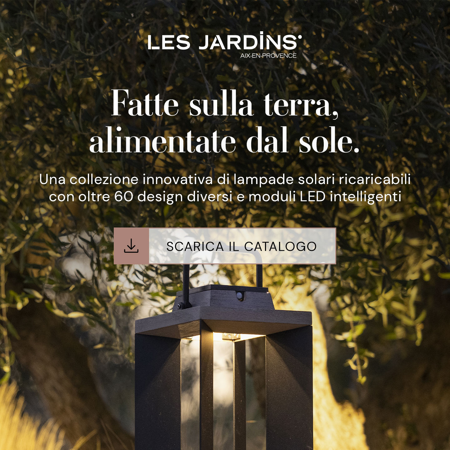 Illuminazione solare intelligente, potente e duratura by Les Jardins