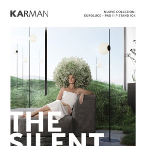 Nuove collezioni di illuminazione Karman. La natura riconquista il proprio spazio 