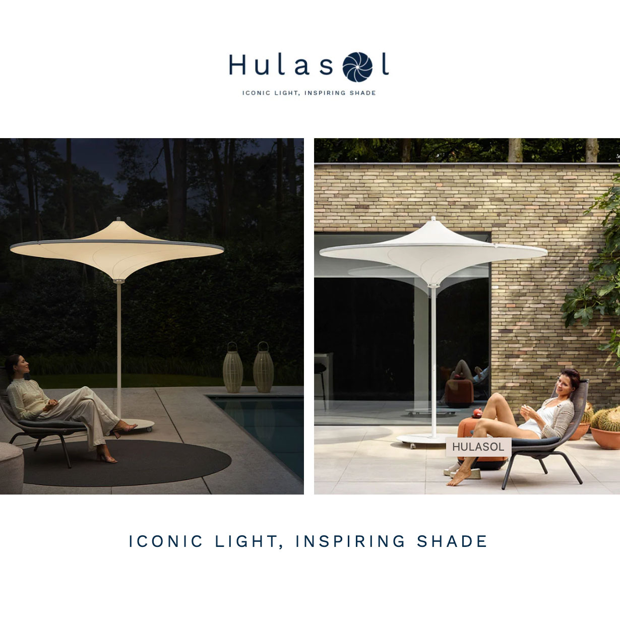 Lampada outdoor e ombrellone? Scopri Hulasol, in anteprima alla Milano Design Week