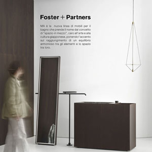 Mobili da bagno Falper MA di Foster+Partners, ispirati alla cultura giapponese