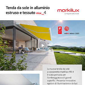 markilux MX-4, la tenda da sole dal design pluripremiato!