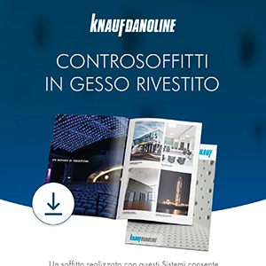 Controsoffitti in gesso rivestito Knauf Danoline: eccezionali prestazioni di correzione acustica