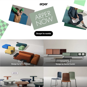 Arper presenta le nuove collezioni 2023: scarica i cataloghi