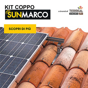 Fotovoltaico e coperture in coppi: Kit Coppo Sunmarco by Terreal