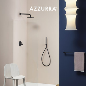 SoloDue, il piatto doccia sartoriale, di soli 2 cm, interamente in ceramica di Azzurra