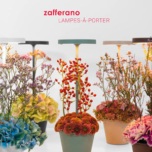 Poldina Reverso di Zafferano: la lampada a batteria portatile che diventa porta oggetti