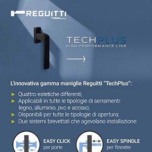 Gamma di maniglie Reguitti TechPlus
