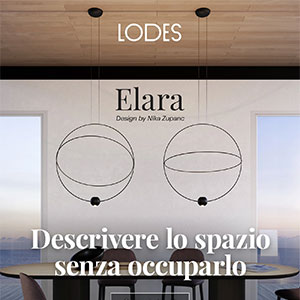 Lodes, lampada Elara: descrivere lo spazio, senza occuparlo
