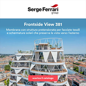 Facciate tessili Serge Ferrari con membrana Frontside View 381