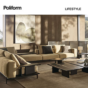 Poliform living space: sistema di divani Brera