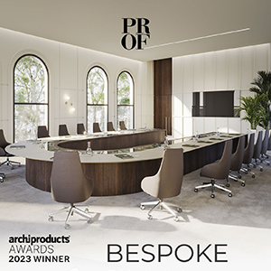 Elegante Tavolo riunione in legno a U personalizzabile - Bespoke PROF