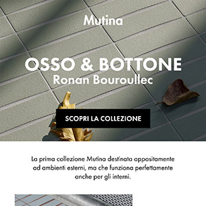 Mutina Osso & Bottone di Ronan Bouroullec, una novit� ceramica in termini di utilizzo e versatilit�
