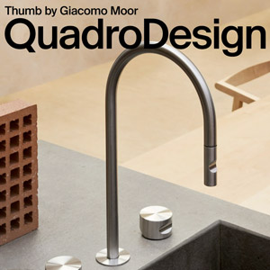 Rubinetti cucina in acciaio inox con filtrazione Idealaqua: Thumb di QuadroDesign