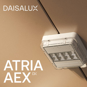 Il proiettore di emergenza ad alte prestazioni per esterni: Daisalux ATRIA AEX