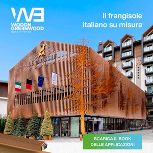 Frangisole su misura in legno composito Made in Italy by Woodn Greenwood