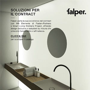 Falper, sistemi contract per bagno e cucina - scarica il Design Book
