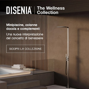 Collezione Wellness Disenia: minipiscine, colonne doccia e complementi