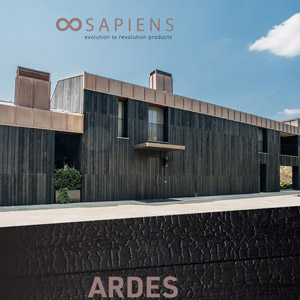 Rivestimento in legno bruciato Ardes Dry: il Shou Sugi Ban italiano brevettato di Sapiens