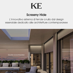 Tende a rullo con guide a scomparsa KE Screeny Hide