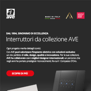 Interruttori da collezione AVE per i tuoi progetti