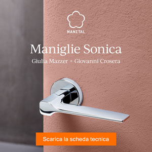 Maniglia dalle linee sinuose: Sonica by Manital