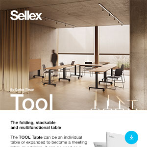 TOOL Table: tavolo pieghevole e multifunzionale 4 in 1 di Sellex