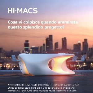 HIMACS solid surface: design, luce e sostenibilit� alla Milano Design Week