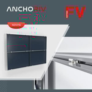 Sistema di fissaggio per pannelli fotovoltaici FV Anchoriv