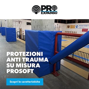 Protezioni anti trauma su misura per scuole, aree giochi e impianti sportivi Prosoft di ProExpanso