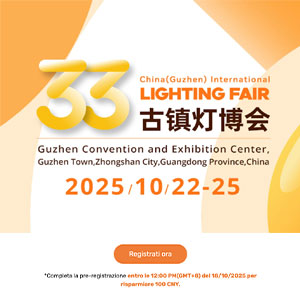 33rd China (Guzhen) International Lighting Fair - Registrati all'evento