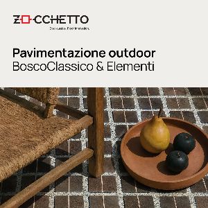 Pavimenti drenanti per esterni Zocchetto: nuove finiture in legno e inserti in metallo 