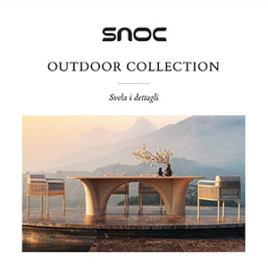 SNOC Collezione Outdoor 2025: il design contemporaneo incontra la bellezza autentica della natura