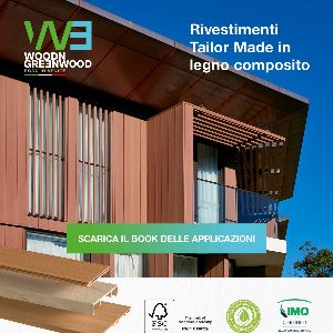 Rivestimenti Tailor Made in legno composito, leggeri e sostenibili di Woodn Greenwood