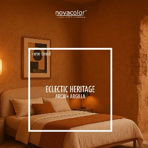 Novacolor Archi+ Argilla, l'intonaco minerale a base di calce e argilla naturale