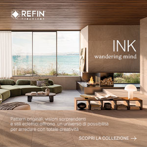 Ceramiche Refin reinterpreta il gres porcellanato: nuova collezione Ink