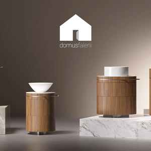 Arredo bagno Domusfalerii, il dialogo perfetto tra forma e materia