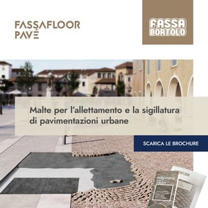 Malte per l’allettamento e la sigillatura di pavimentazioni urbane Fassa Bortolo