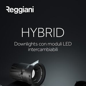 Reggiani Hybrid: faretti ad incasso con moduli LED intercambiabili - Endless lives