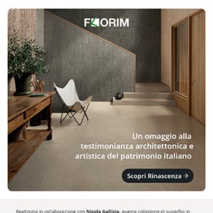 Florim presenta Rinascenza, la collezione firmata da Nicola Gallizia