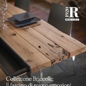 Collezione Briccole di Riva1920, la terza vita del legno: dall�albero alla laguna all�arredo