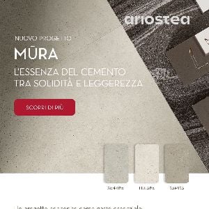Superfici in gres porcellanato urban look, Mura di Ariostea: tra solidit� e leggerezza