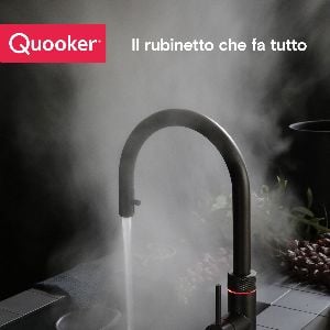 Rubinetto Quooker: acqua istantanea bollente, refrigerata e frizzante a portata di mano 