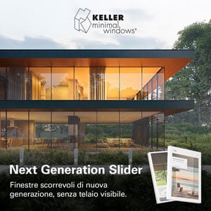 NGS Keller minimal windows: finestre scorrevoli di nuova generazione senza telaio