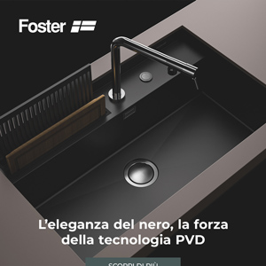 Lavelli Foster PVD Black: la nuova icona del design per cucine�di lusso