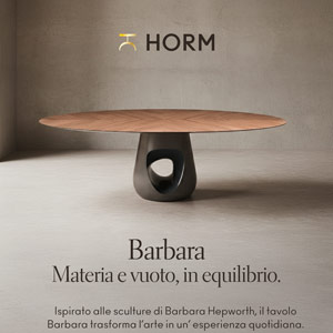 Tavolo Barbara di Horm: materia e vuoto in equilibrio