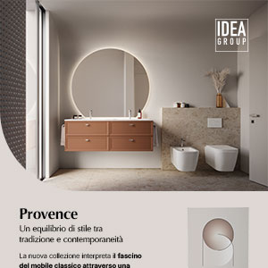 Il bagno classico in chiave contemporanea: scopri la collezione Provence di Ideagroup