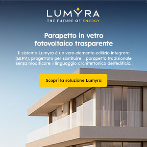 Parapetto fotovoltaico Lumyra Energy: genera energia mantenendo la trasparenza