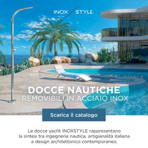 Docce nautiche removibili in acciaio inox, scopri la collezione Yacht Shower di Inoxstyle