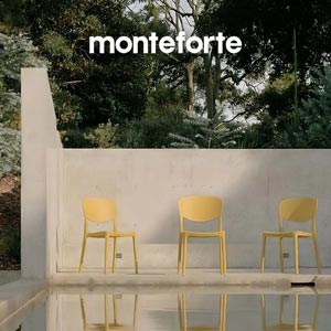 Sedute e arredi indoor outdoor Monteforte, essenza del design italiano