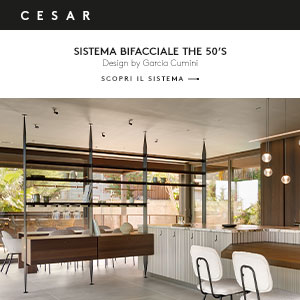 Sistema bifacciale The 50�s, design by Garcia Cumini per Cesar
